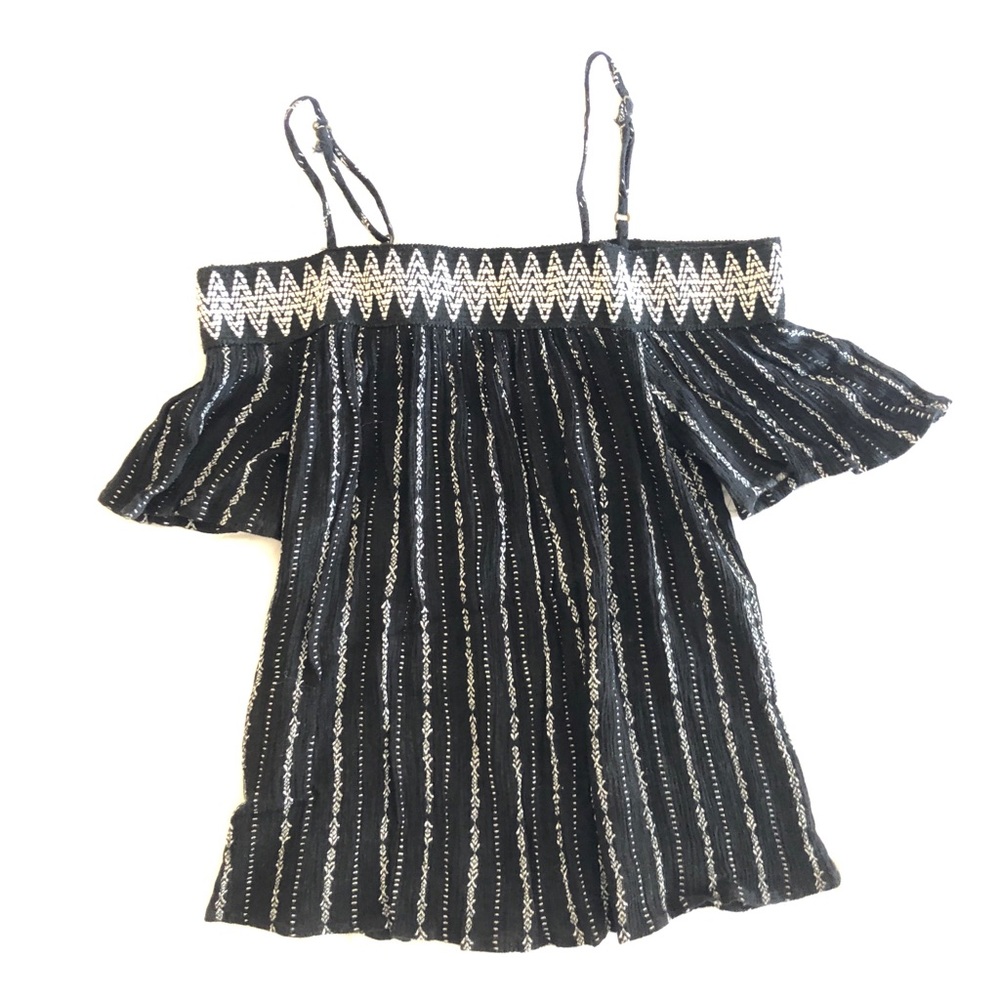 Xhileration, Tribal Print, Off The Shoulder Top